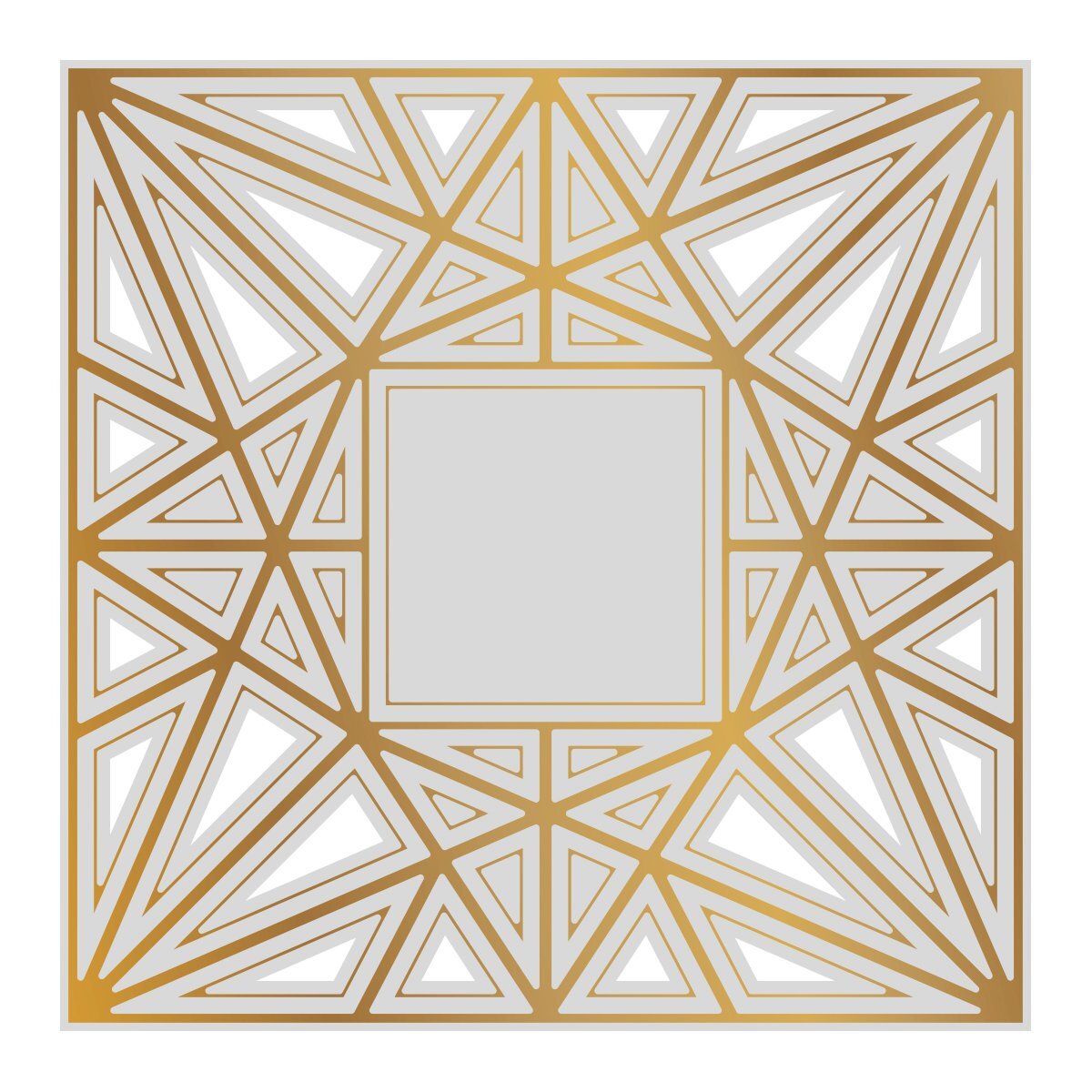 Cut and Foil Die Hotfoil Stamp Gentleman's Crafter Faceted Frame Background