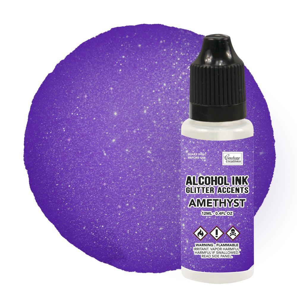 Couture Creations Alcohol Ink Glitter Accents 12ml Amethyst