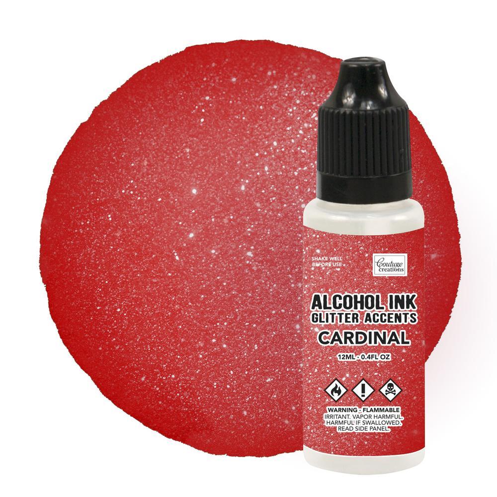 Couture Creations Alcohol Ink Glitter Accents 12ml Cardinal