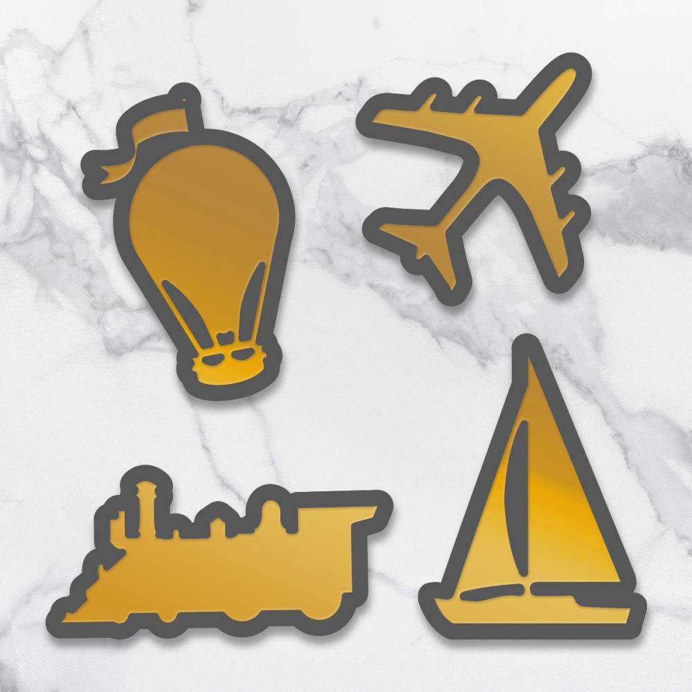 Couture Creations  New Adventures Cut Foil Die Adventure