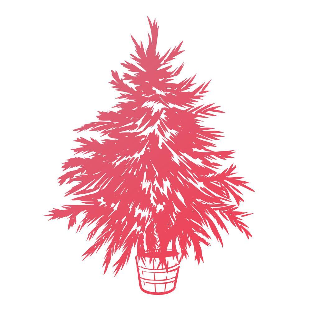 Couture Creations Mini Stamp The Gift of Giving Rustic Tree