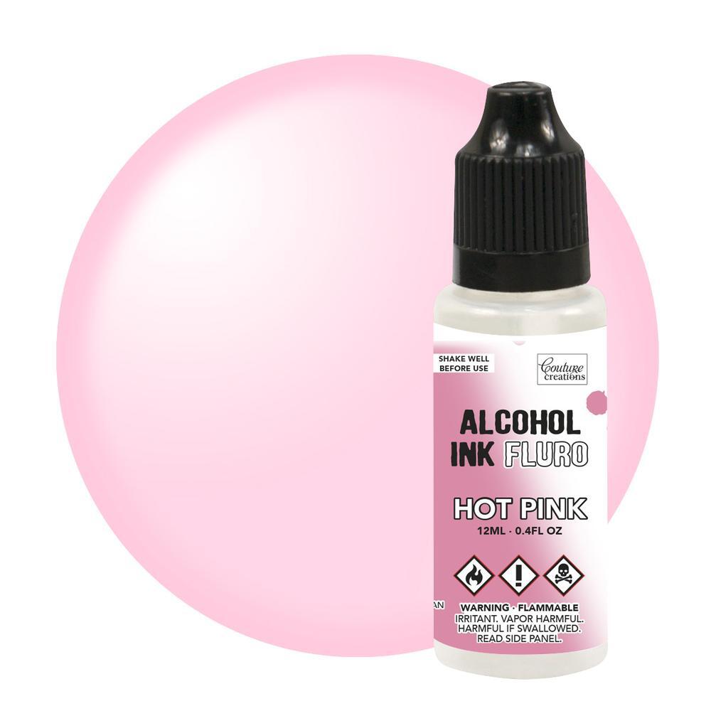 Couture Creations Alcohol Ink Fluro Hot Pink 12ml