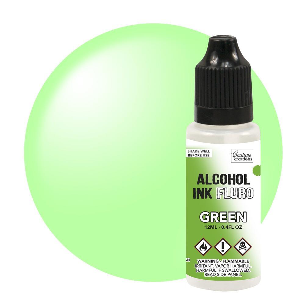 Couture Creations Alcohol Ink Fluro Green 12ml
