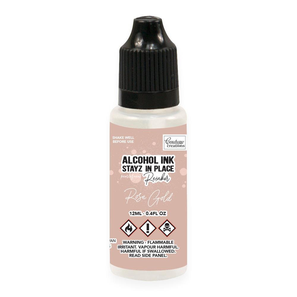 Couture Creations Stayz in Place 12ml Reinker Rose Gold