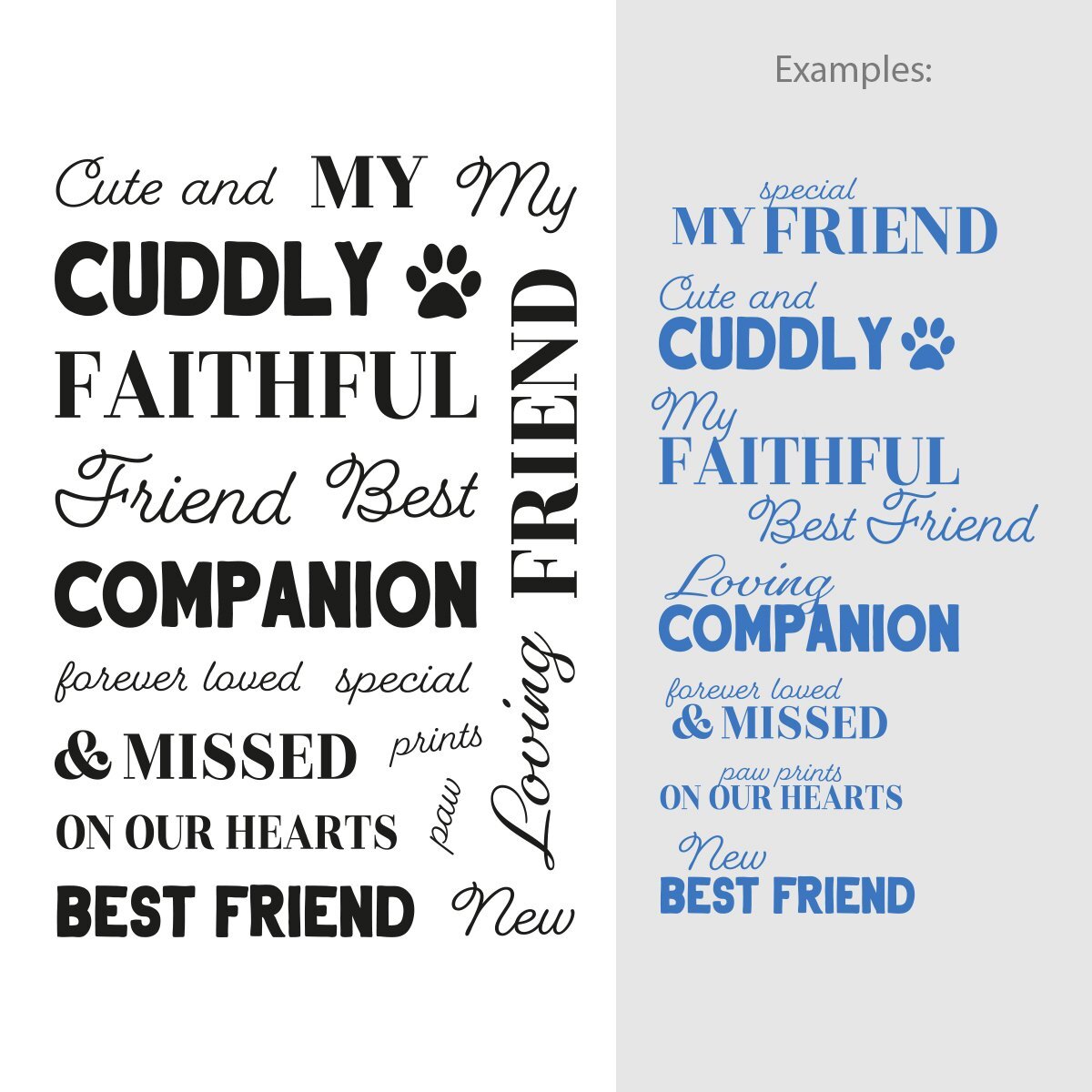Couture Creations Stamps Sentiment Set Cute And Cuddly 19pc