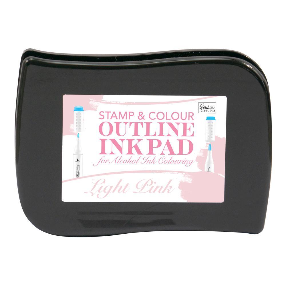 Couture Creations Stamp & Colour Outline Ink Pad Light Pink