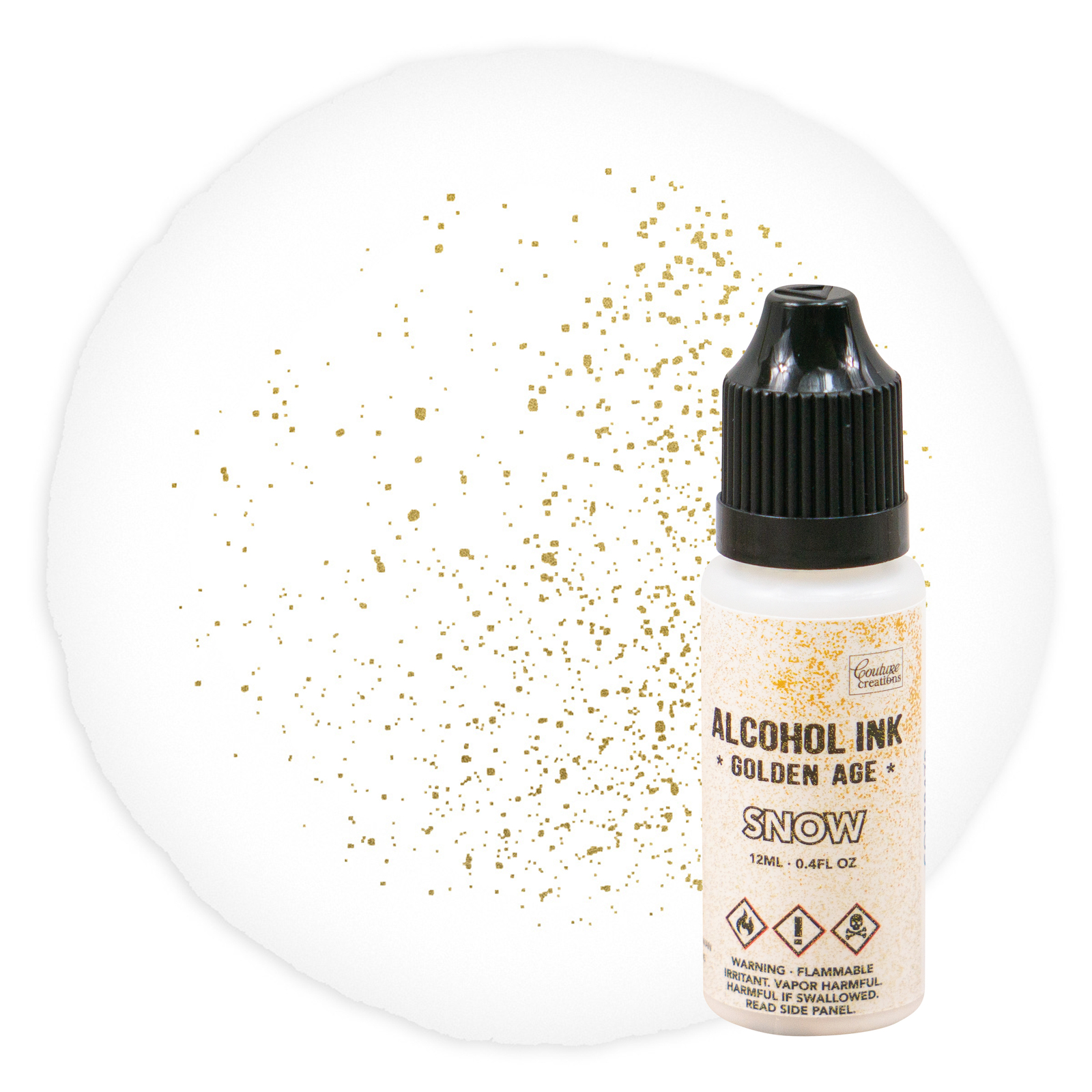 Couture Creations Alcohol Ink Golden Age Snow 12ml