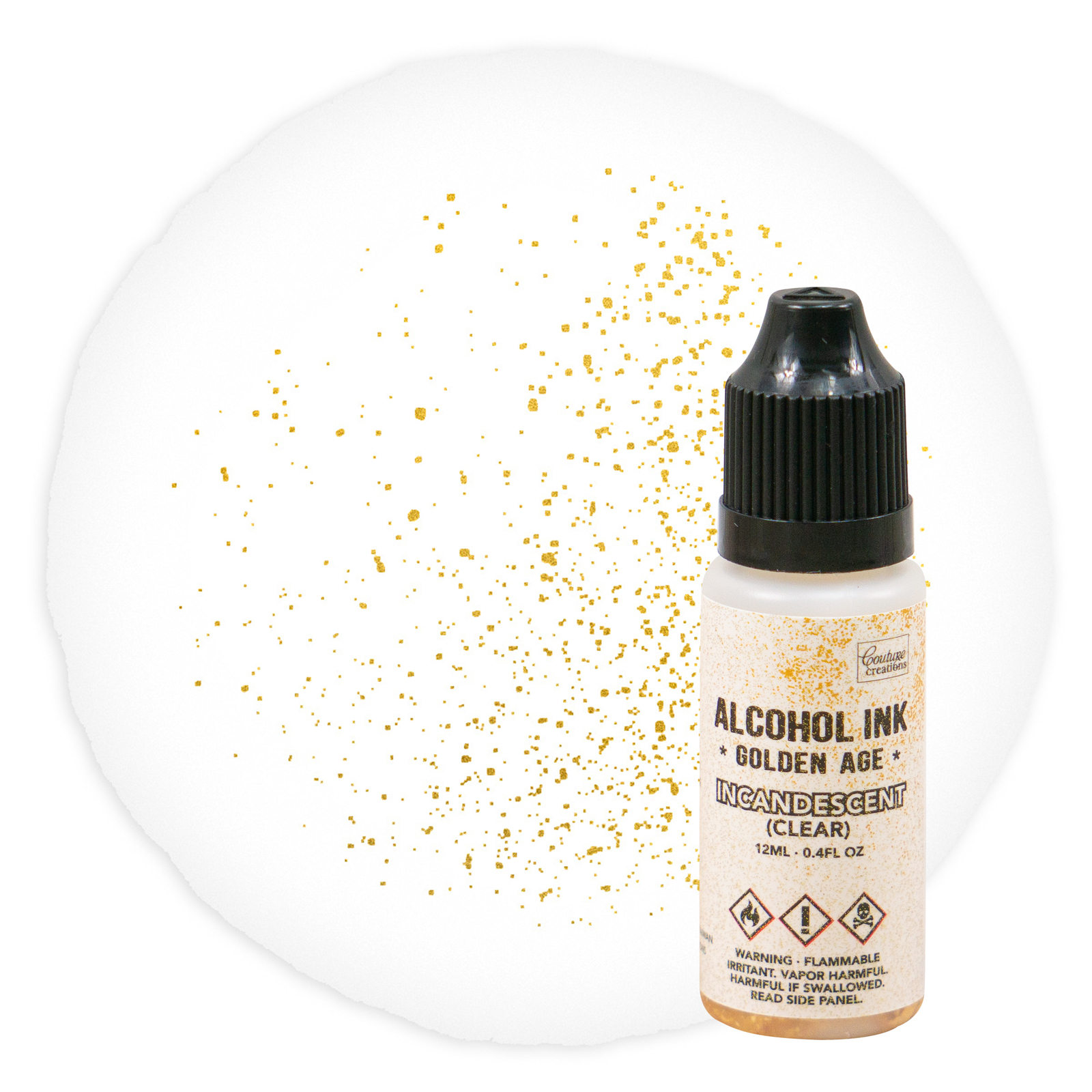 Couture Creations Alcohol Ink Golden Age Incandescent (clear) 12ml