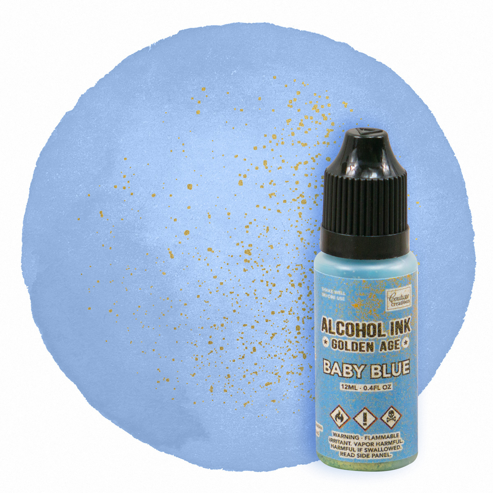 Couture Creations Alcohol Ink Golden Age Baby Blue 12ml