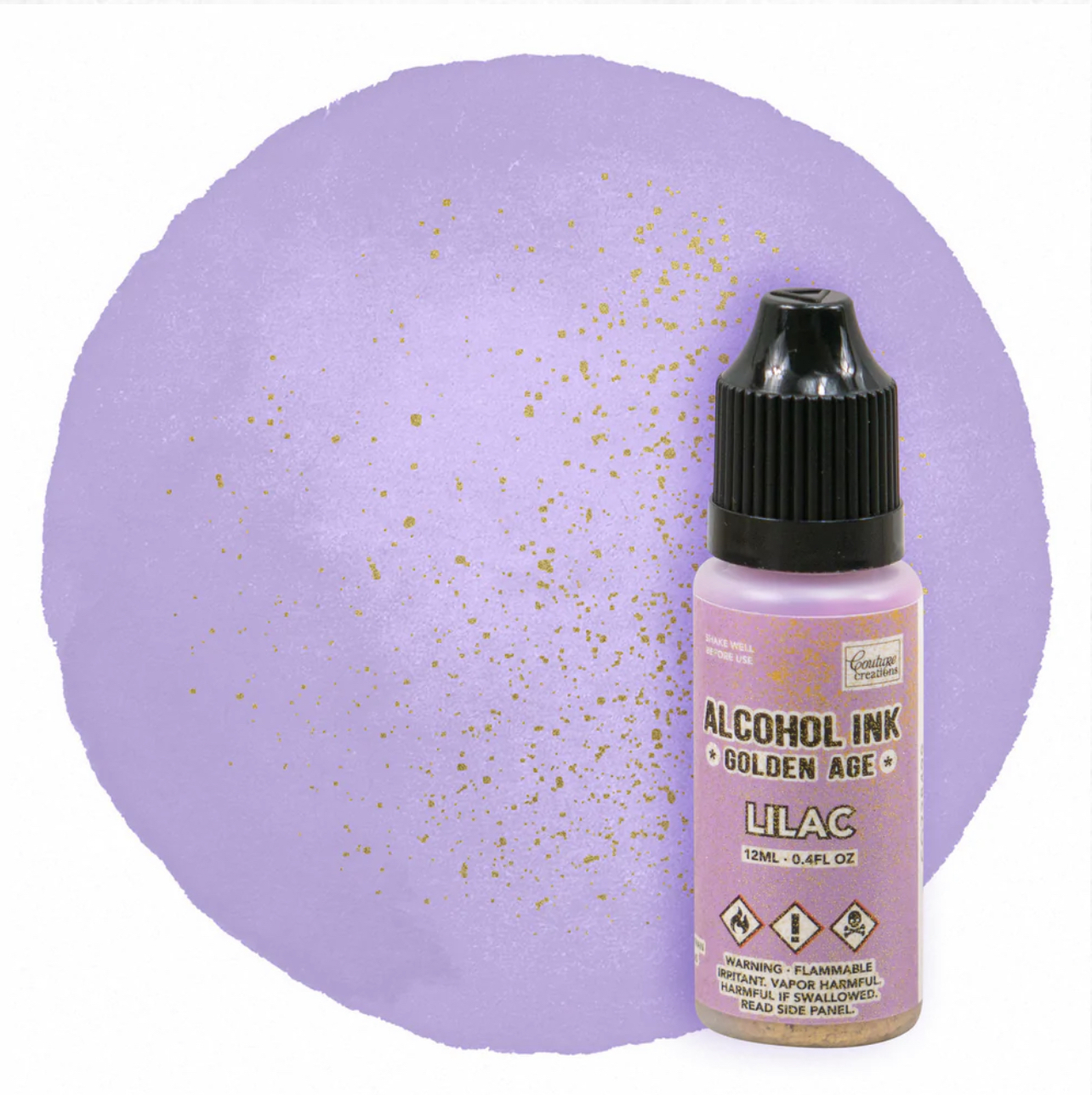 Couture Creations Alcohol Ink Golden Age Lilac 12ml