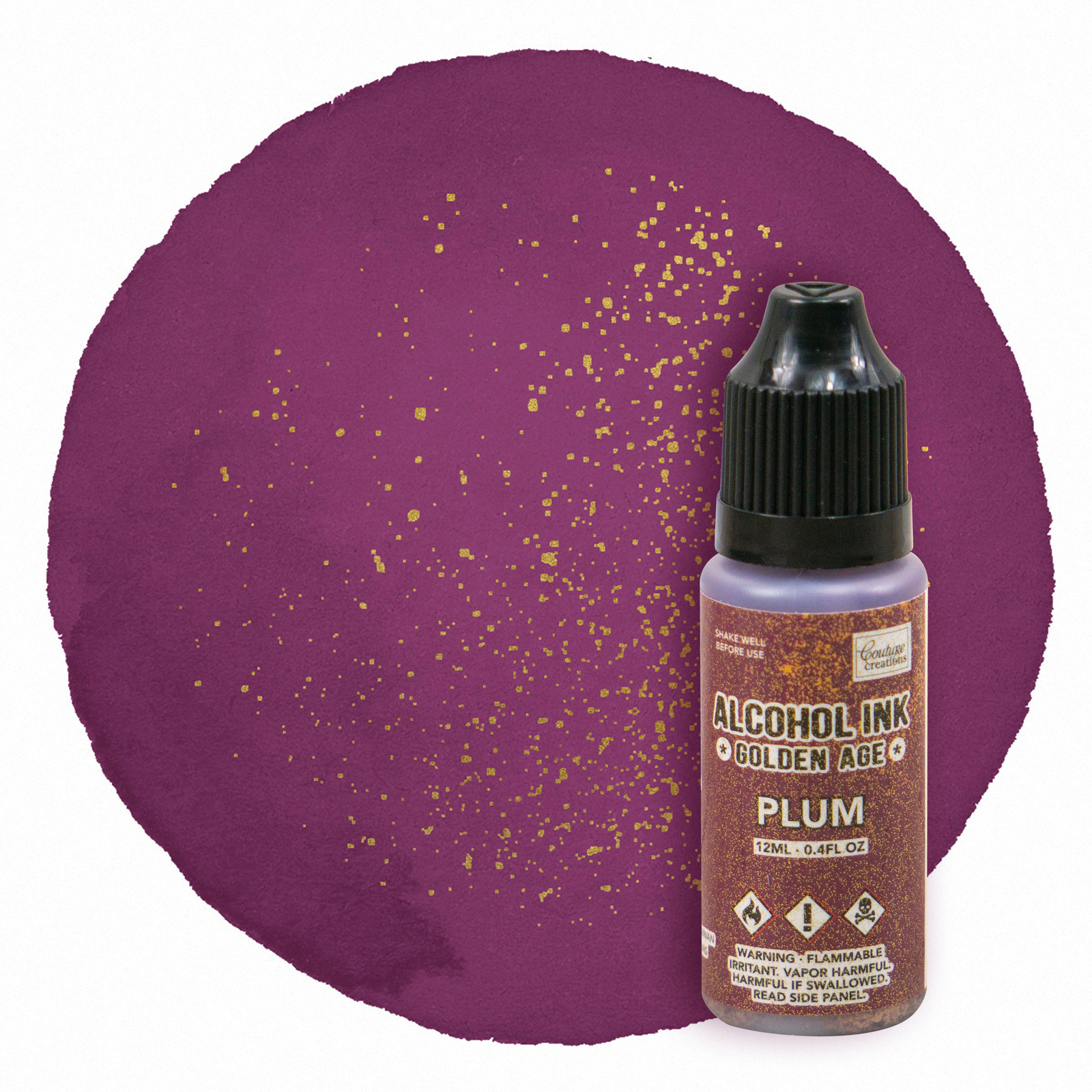 Couture Creations Alcohol Ink Golden Age Plum 12ml