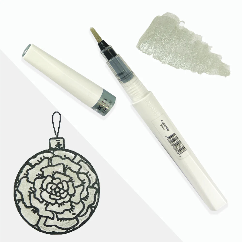 Couture Creations Winkles Glitter Marker - Silver