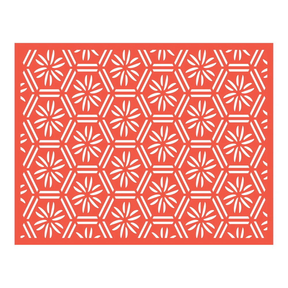 Couture Creations - Parkside Crafts Cutting Die Set - Geometric Floral Background