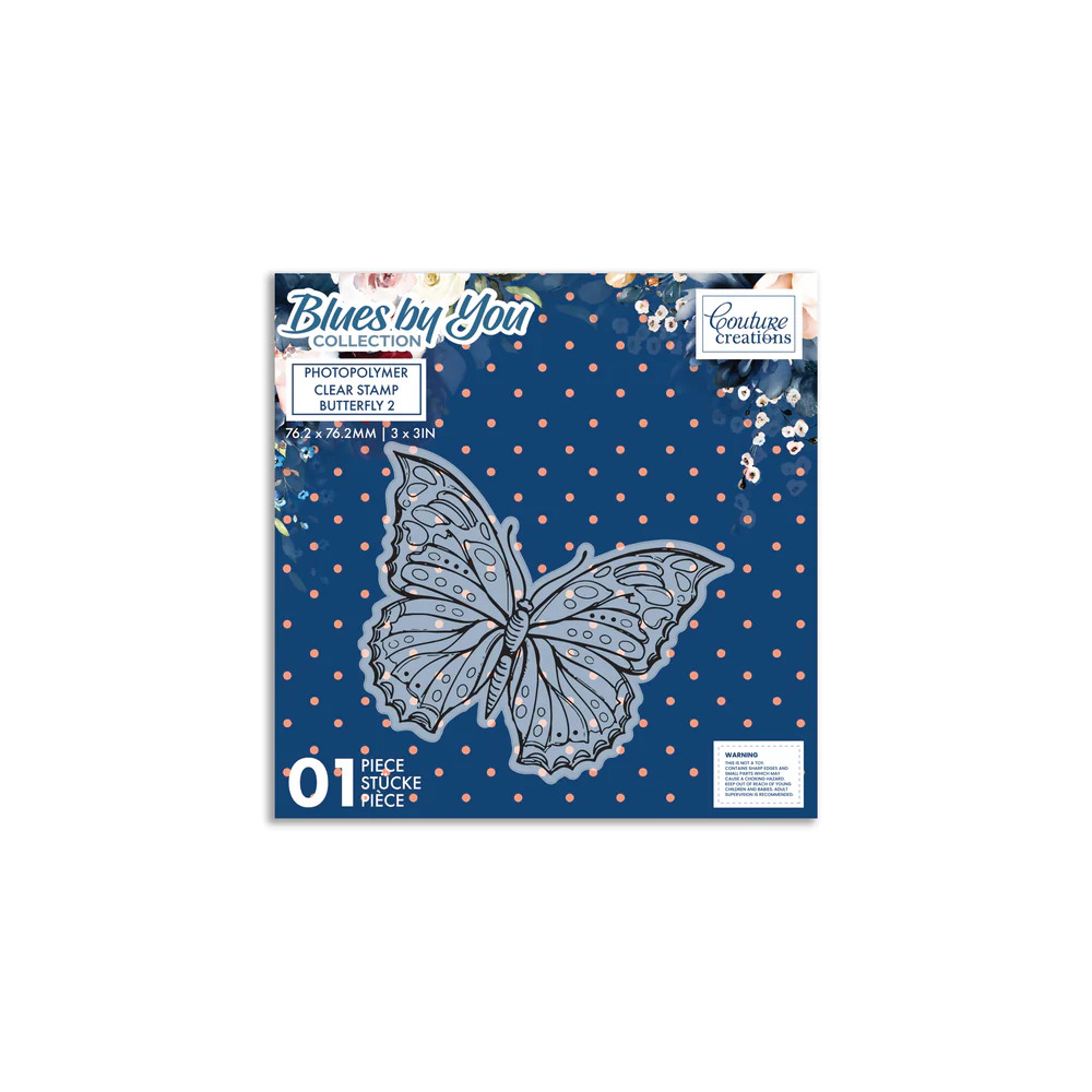 Couture Creations - Blues by You - Butterfly 2 Stamp