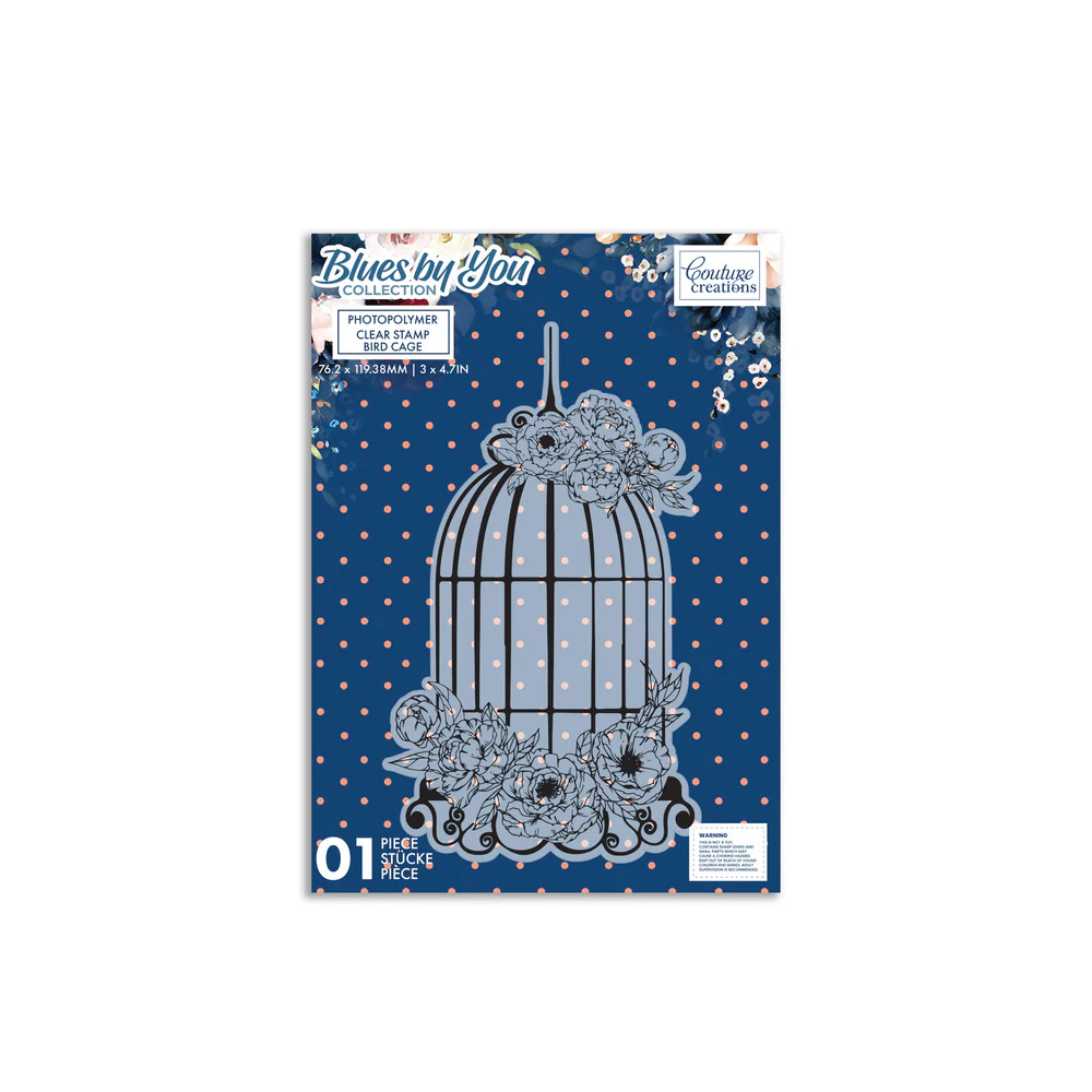 Couture Creations - Blues by You - Bird Cage Stamp