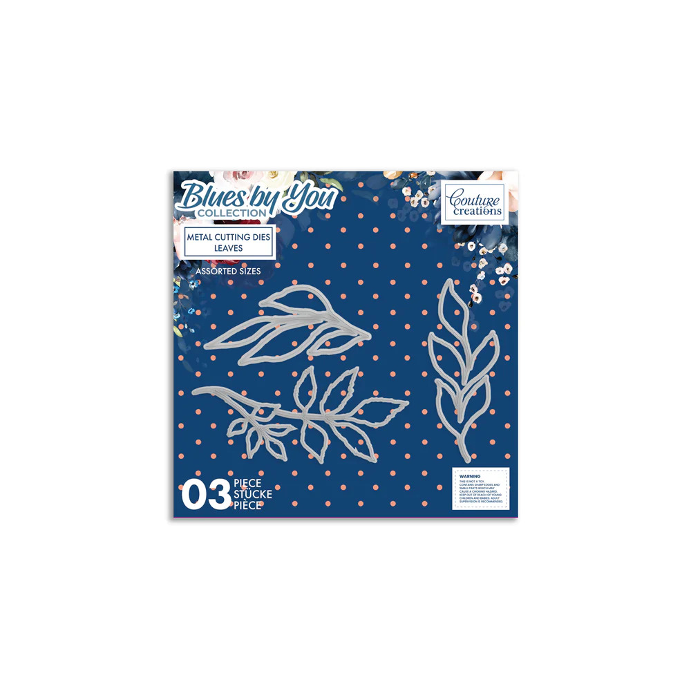 Couture Creations - Blues by You - Leaves Cutting Die Set