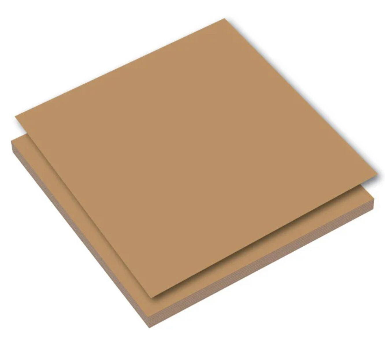 12 X 12 Kraft Smooth Cardstock - 337gsm - 10 Sheets