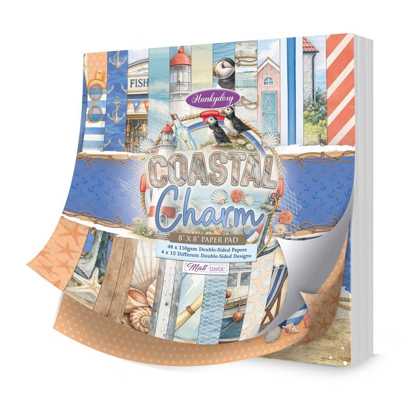 Hunkydory Crafts - Coastal Charm 8x8 Paper Pad