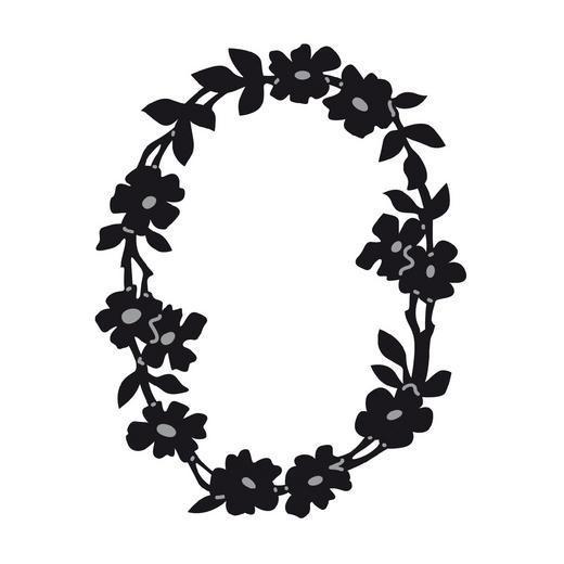 Marianne Design Craftables Dies Floral Oval Border CR1215 