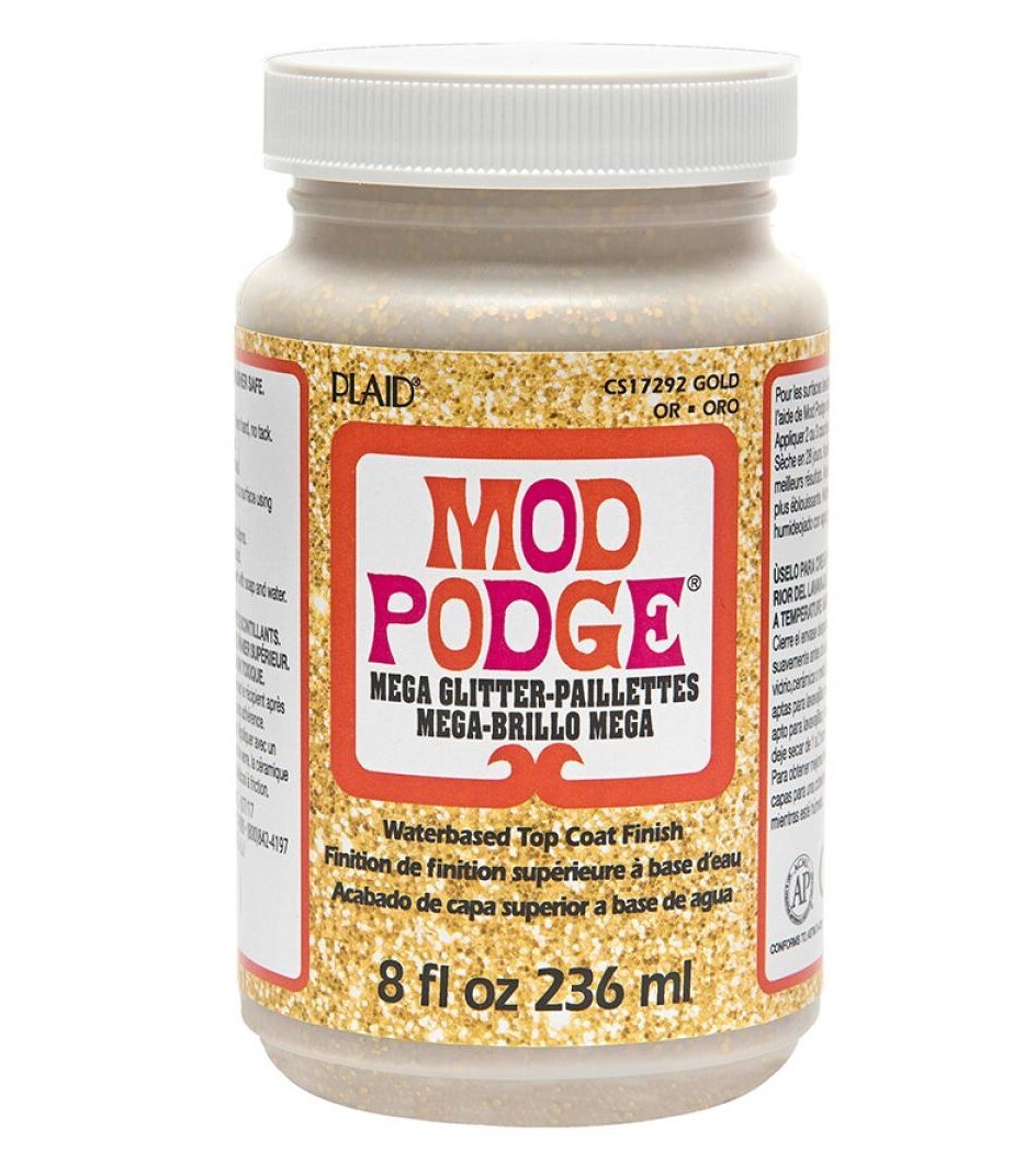 Mod Podge Mega Glitter Gold 236ml