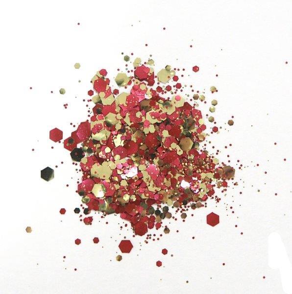 Cosmic Shimmer Biodegradable Glitter Mix 10ml Dazzleberry