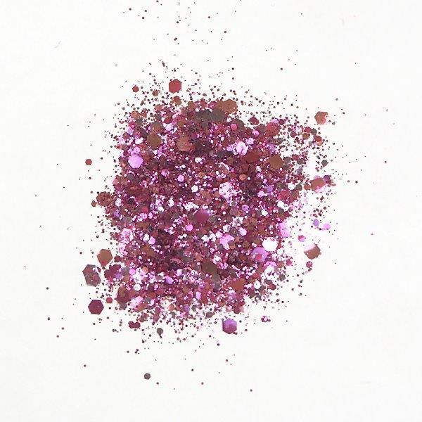 Cosmic Shimmer Biodegradable Glitter Mix 10ml Pink Fizz