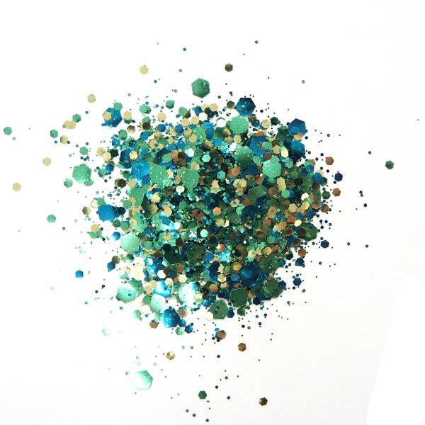 Cosmic Shimmer Biodegradable Glitter Mix 10ml Sea Breeze