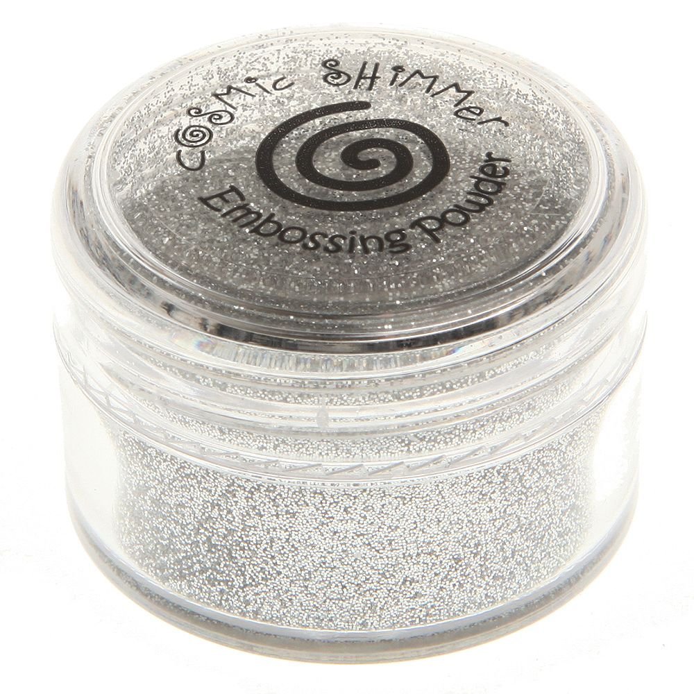 Cosmic Shimmer Brilliant Sparkle Embossing Powder Silver Light