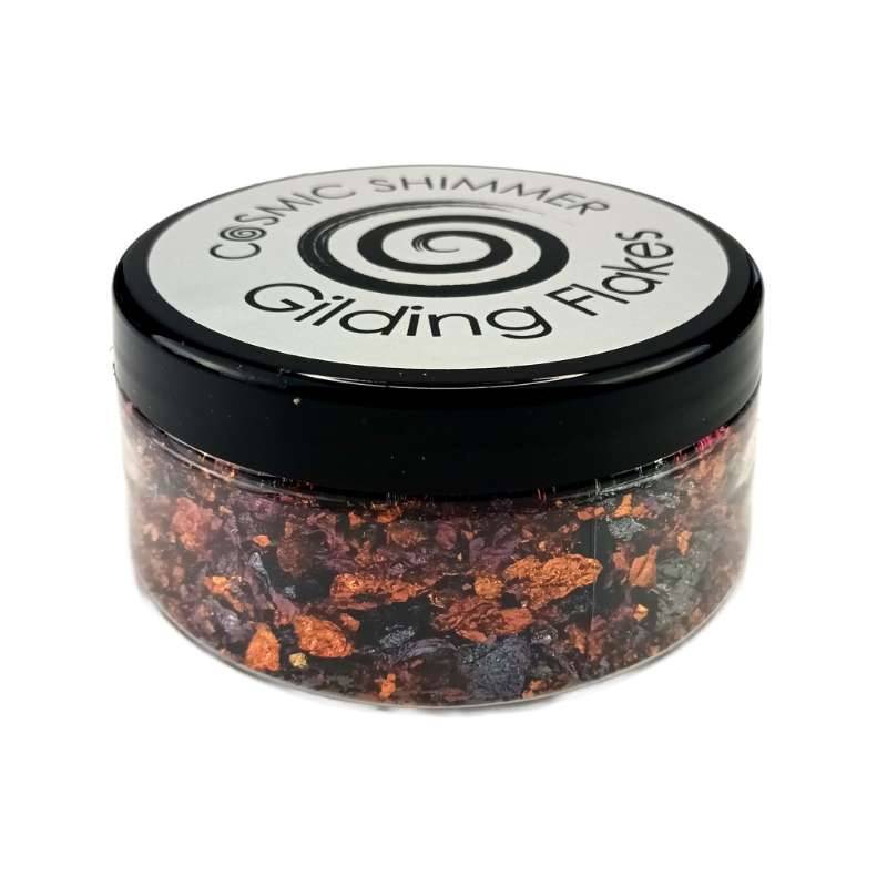 Cosmic Shimmer Gilding Flakes Pink Sunset 100ml CSGFSUNSET