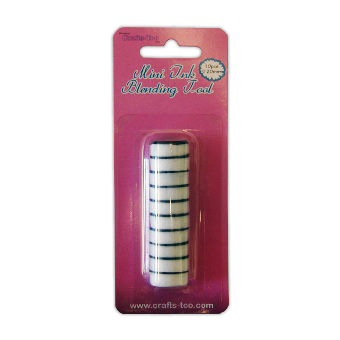 Crafts-Too Mini Ink Blending Replacement Foams 2cm Round 10/Pkg