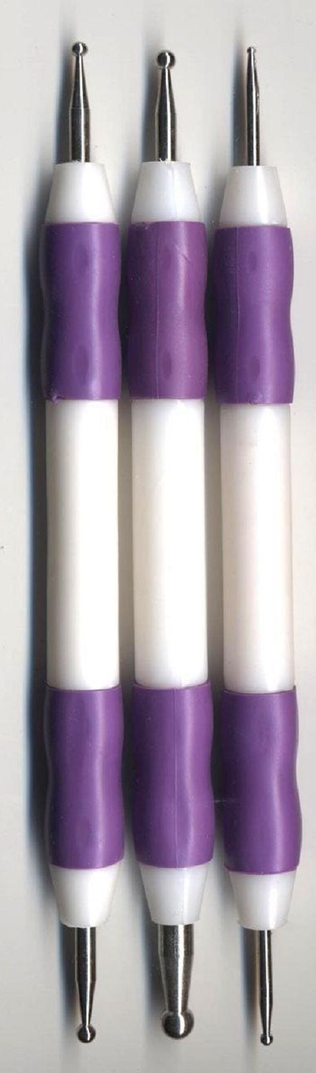 Crafts-Too Double Ended Soft Grip Embossing Tool 3 Pack 