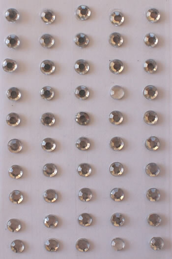 Crafts-Too Embellishment 50 Adhesive 5mm Dots Clear