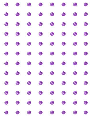 Crafts-Too Embellishment 96 Adhesive 3mm Rhinestones Purple