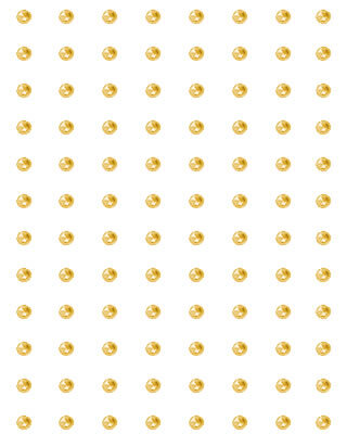 Crafts-Too Embellishment 96 Adhesive 3mm Rhinestones Gold