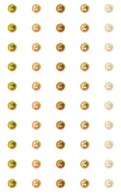Crafts-Too Embellishment 50 Adhesive 5mm Dots Mixed Brown