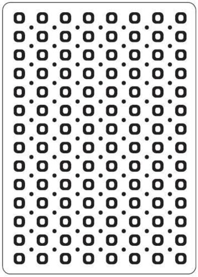 Crafts-Too Embossing Folder Spots & Dots 4.25x5.5  