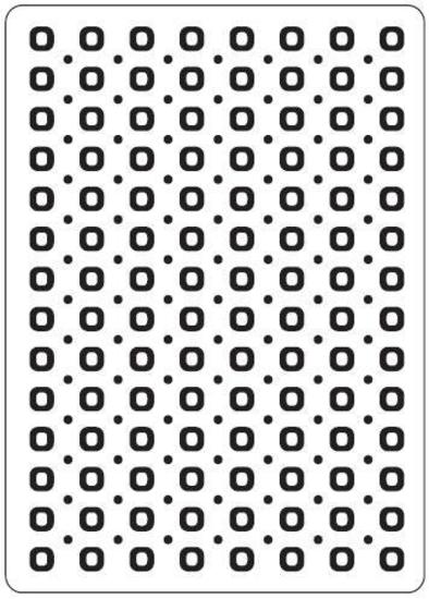 Crafts-Too Embossing Folder Spots & Dots 4.25x5.5  