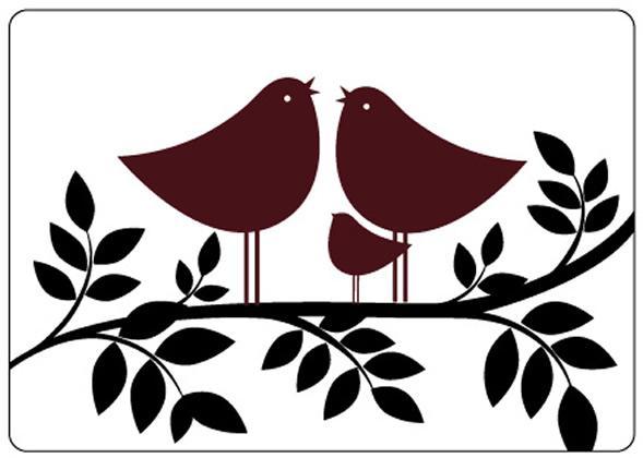 Crafts-Too Embossing Folder Tweet Tweet 4.25x5.5  