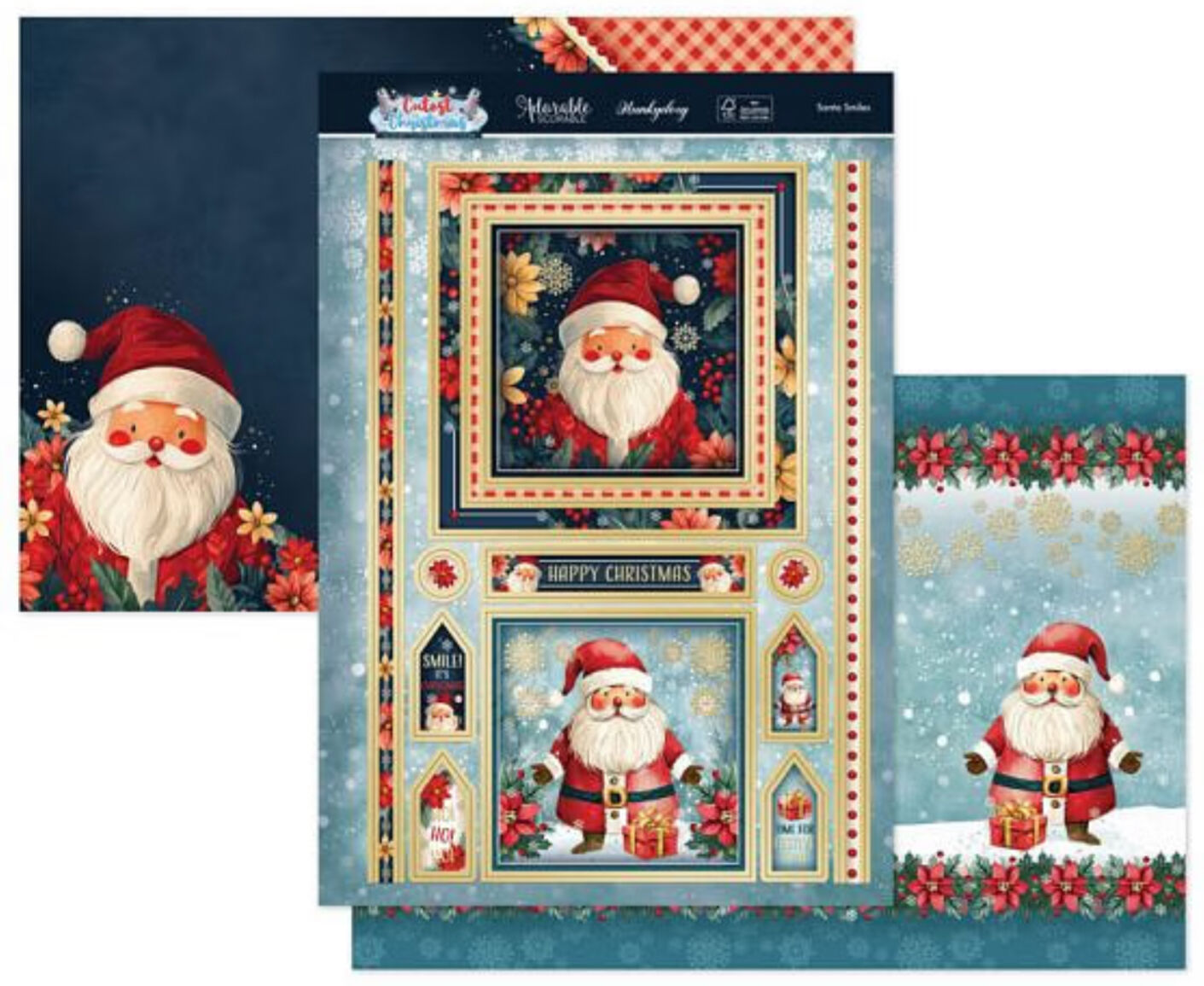 Hunkydory Santa Smiles Luxury Topper Set