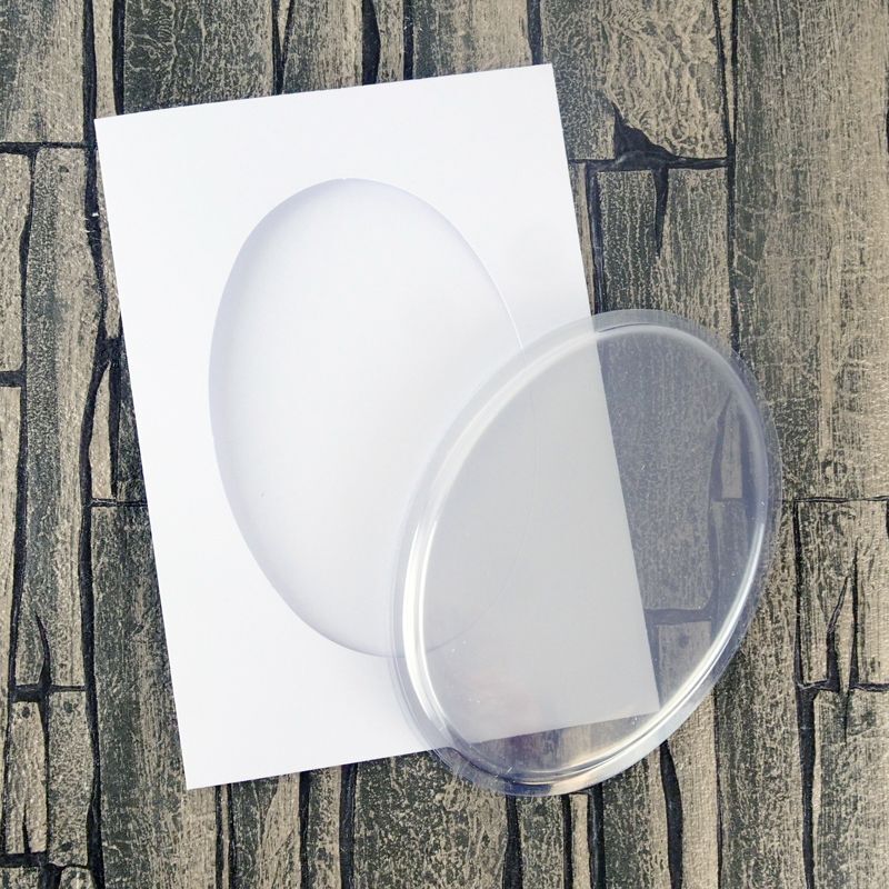 Hunkydory Crafts Dimensional Oval Card Kit White A5 21cm x 15cm
