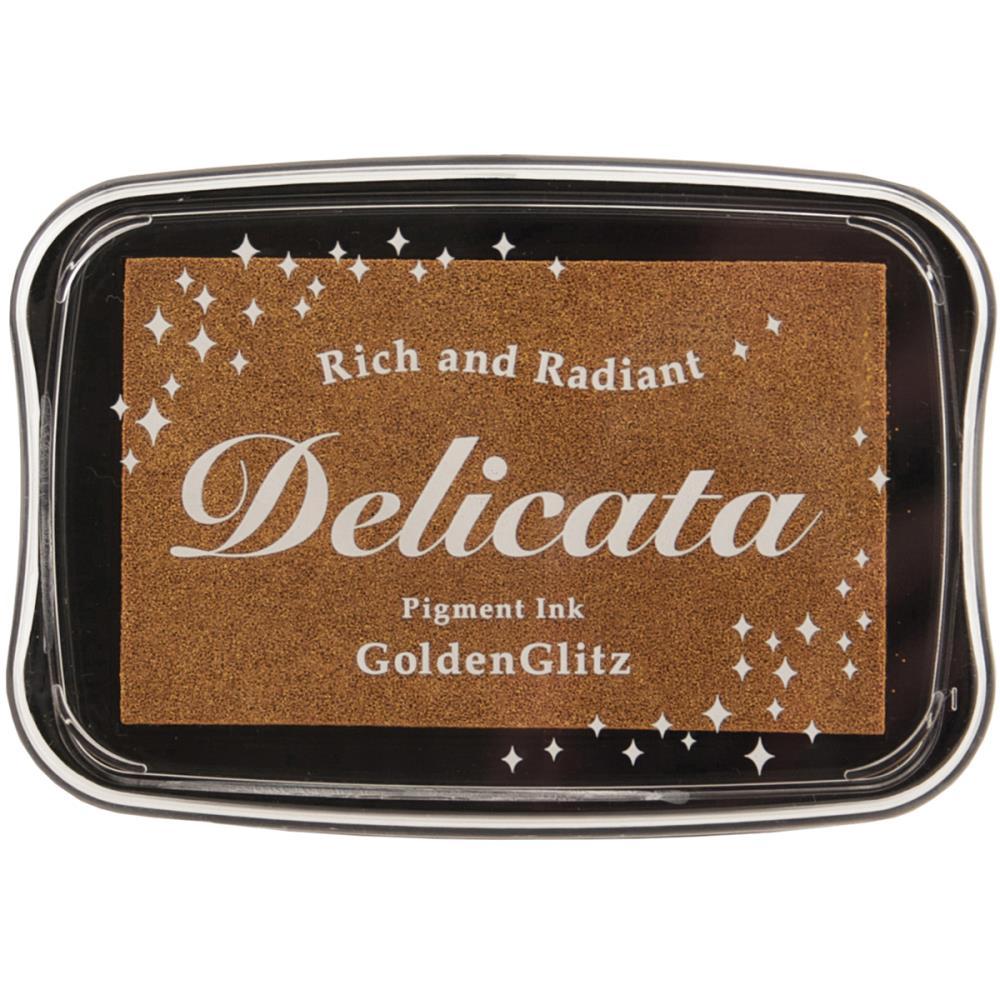 Delicata Pigment Ink Pad Golden Glitz 