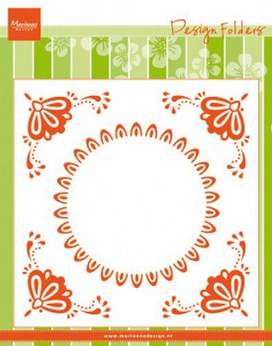 Marianne Design Embossing Folder 6x6 Dutch Tile DF3457