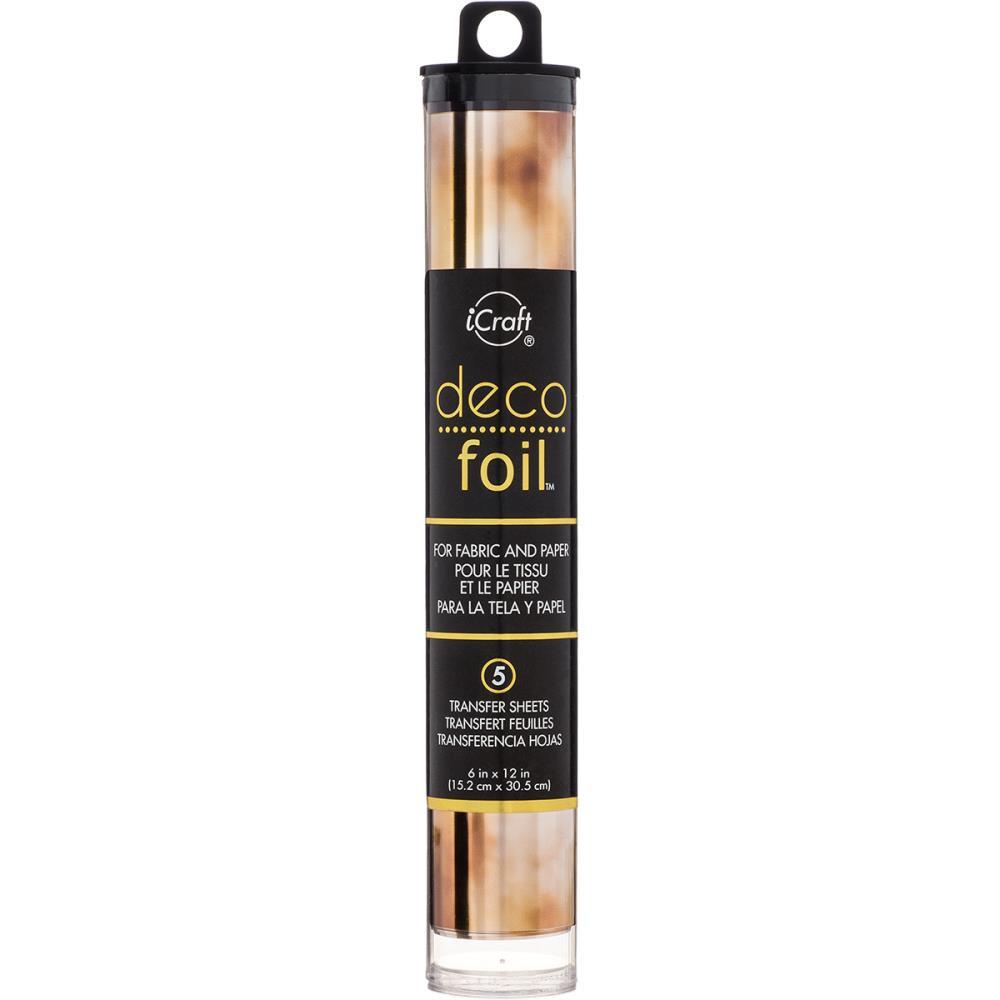Deco Foil Specialty Transfer Sheets 6X12 5/Pkg Amber Watercolor