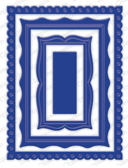 Impression Obsession Die Rectangle 6in1 Frames DIE242YY 