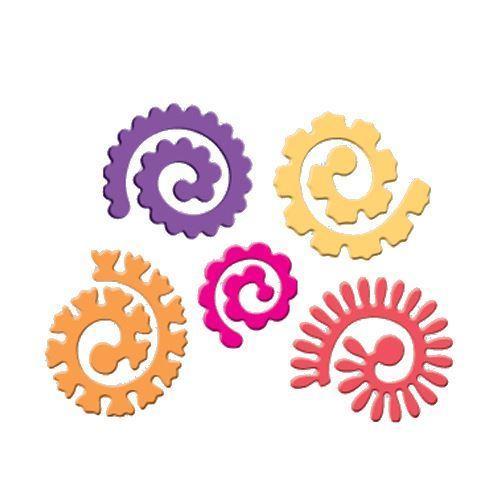 Impression Obsession Die Spiral Flowers Large DIE270W 