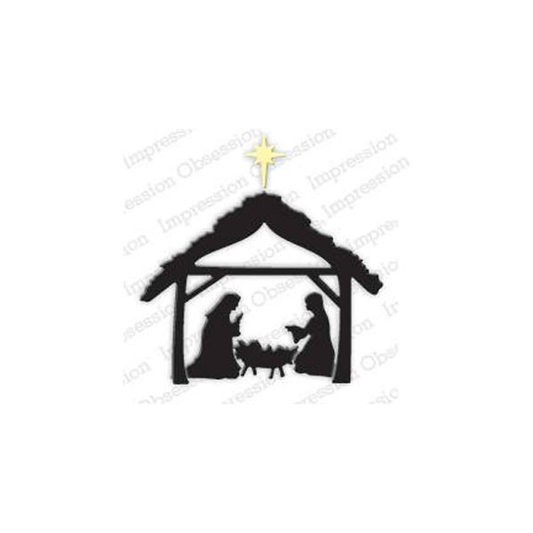 Impression Obsession Die Small Manger DIE355M 