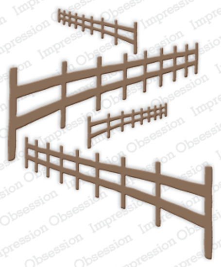 Impression Obsession Die Country Fences DIE380R 