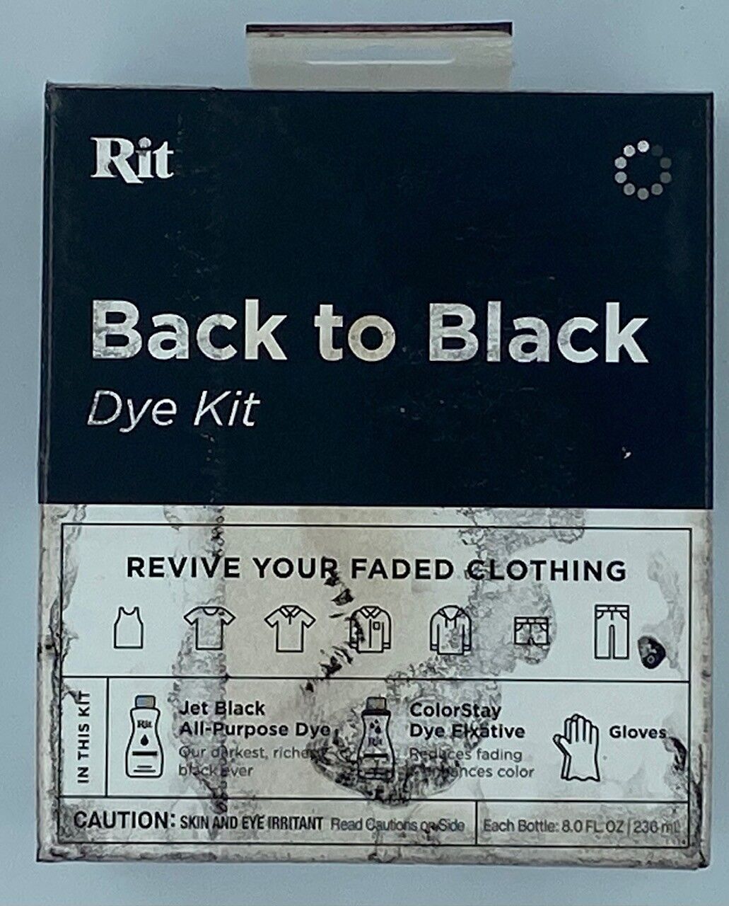 Rit Dye Liquid Back to Black Dye Kit
