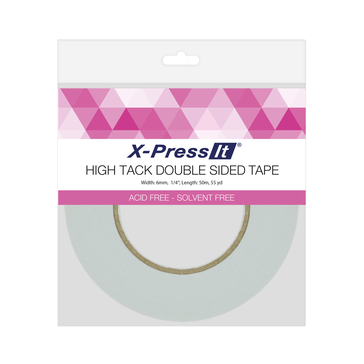 X-Press It Double-Sided High Tack Tape 6mm x 50m Roll