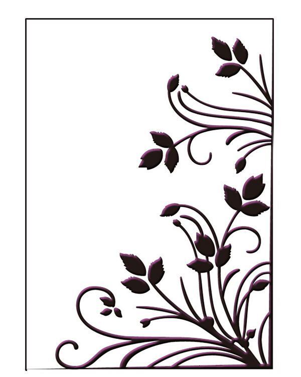 Ecstasy Crafts Embossing Folder - Burst of Spring Size 5 x 7